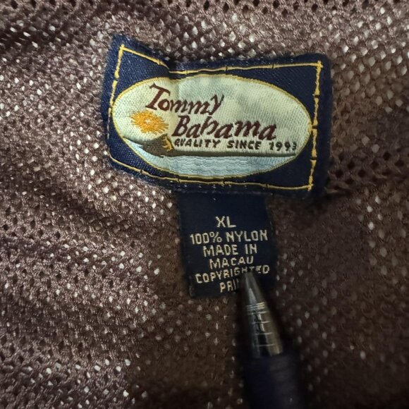 Tommy Bahama Swim Trunks Mens XL Gray Palm Leaf Print Board Shorts Nylon Relax - Picture 3 of 8